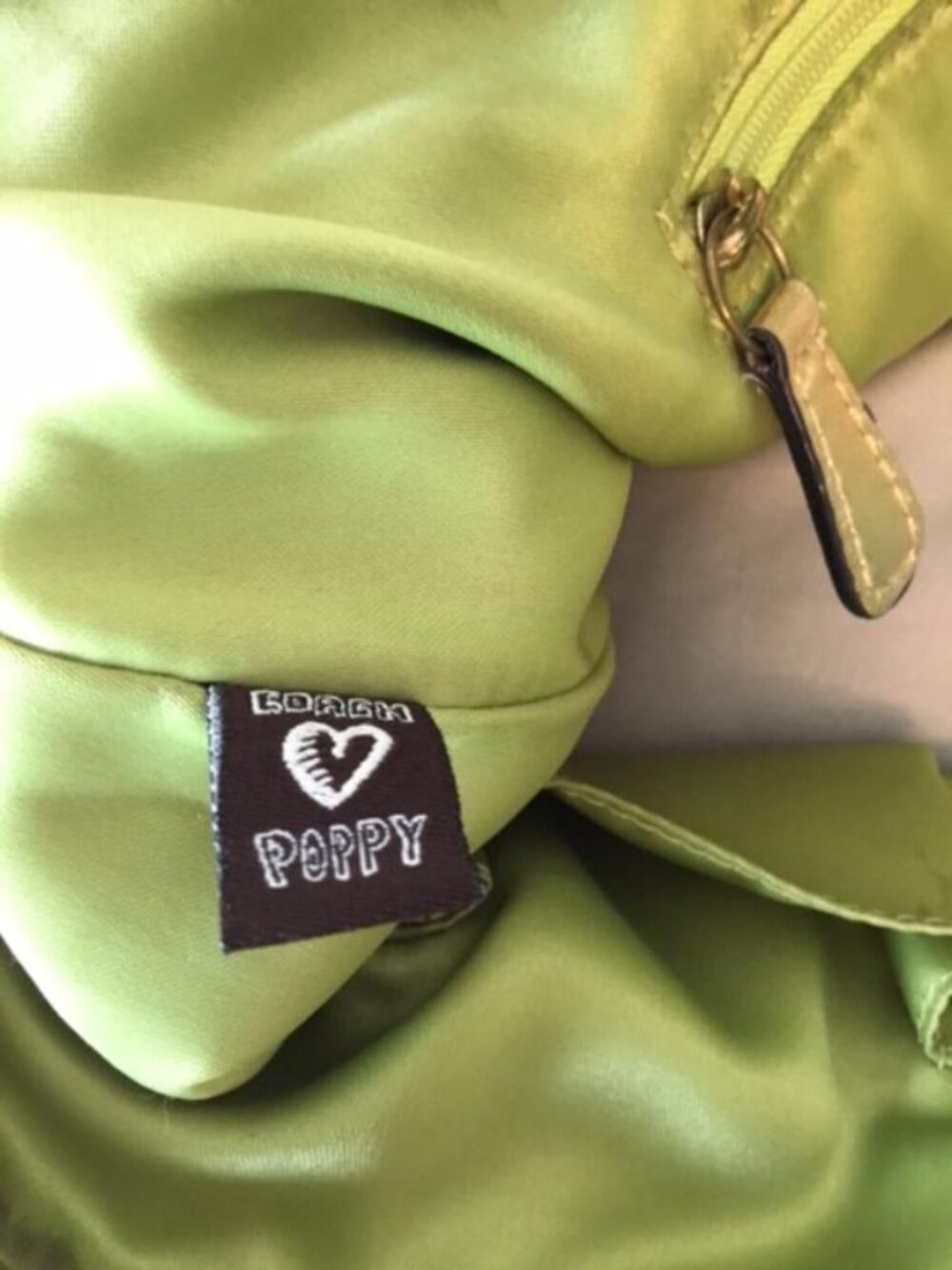 Coach Poppy Heritage Legacy, Multi-colored Striped Canvas Tote Bag w/Sequins - Picture 15 of 16